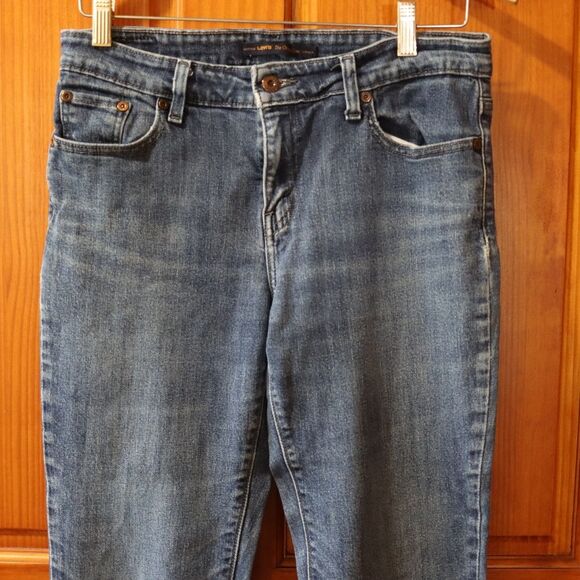 Levi’s Mid Rise Skinny Leg Jeans Women’s Blue Denim Size 10M – Made in Mexic - Picture 5 of 13